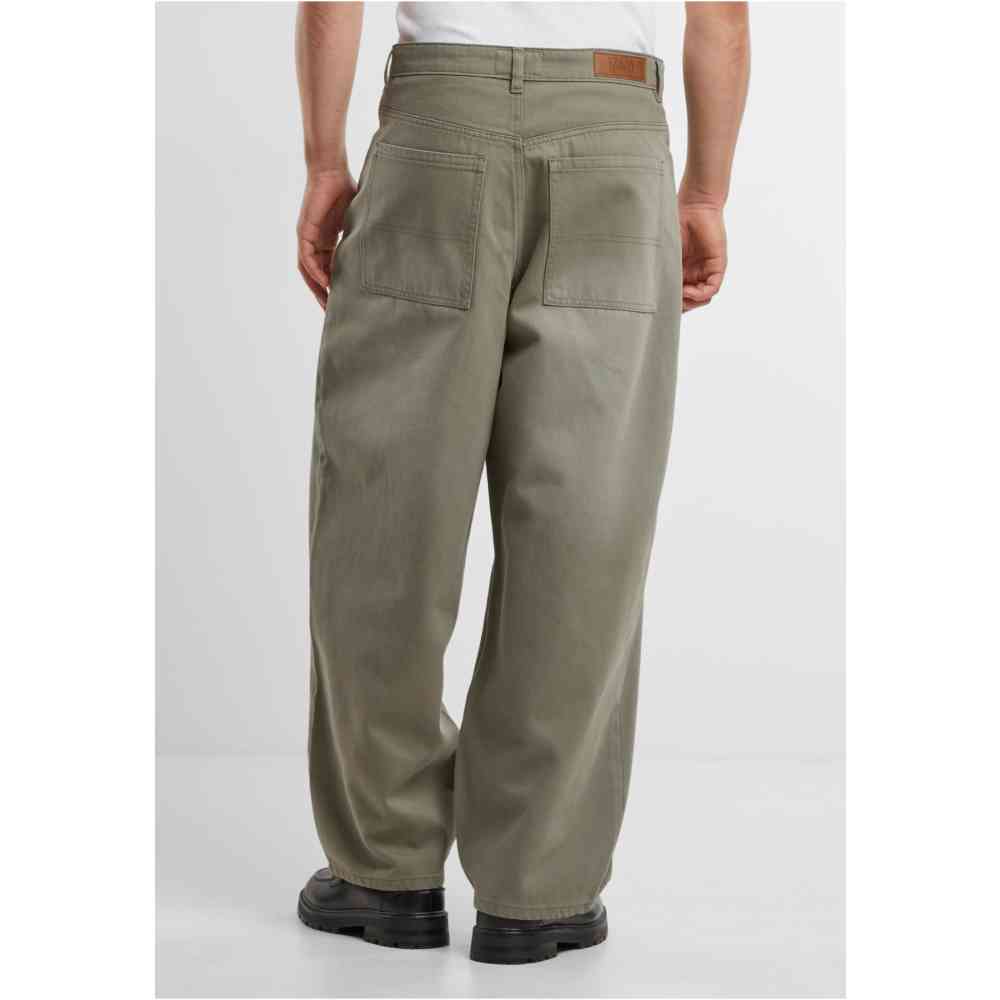 Urban Classics - Tapered Heavy Ounce Baggy Pantalon coupe standard - Olive verte